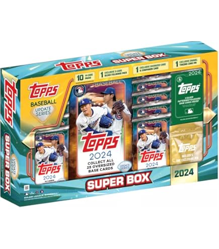2024 Topps Baseball Series1 Value Box 2箱 2024 Topps Series 1 Baseball Value Box - 7 Packs per Box