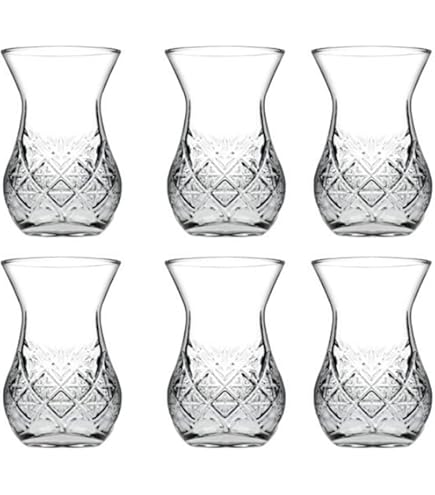 Pasabahce 6 Aida Optikli Theeglazen | 160ml