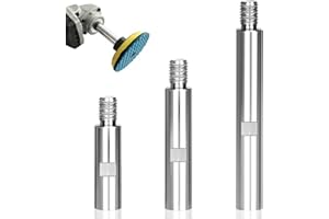 SRTSTR 3 Pièces Tiges d'extension de Meuleuse d'angle en Alliage d'aluminium Meuleuse Rallonge M14 Rallonge de Meuleuse d'angle 75mm/100mm/140mm Adaptateurs Bielle pour Machine à Polir Meulage