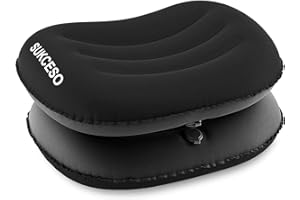 SUKCESO [2er Set] Aufblasbare Camping Kissen — Ultraleicht Aufblasbares Kissen für Strand — 90 g/Stück — Wasserfest Komprimierbar Bequem Aufblasbar Kopfkissen Strandkissen für Outdoor Reisen, Wandern