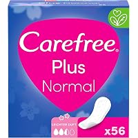 Carefree Slipeinlagen Cotton Feel Normal – 56 Stück, Mit Frischeduft, Atmungsaktiv, Dermatologisch Getestet