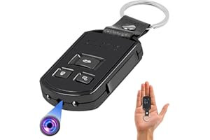YADAYUKI Mini Cámara Espía, Cámara Oculta Llavero 1080P HD Cámara Vigilancia Seguridad Portátil Llavero Cámara Nanny con Detección de Movimiento Visión Nocturna Infrarroja