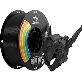 Official Creality Upgrade Ender 3D Printer Filament, Black PLA+ Filament 1.75mm, 1kg Reel (1.0kg), Accuracy +/- 0.02mm, 3