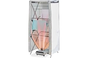 Minky SureDRI Heat Pod Pro, Dries Clothes 4x Faster, Transform 3 Tier Clothes Airer into Heated Clothes Airer, 1.5M Cord, Up to 3 Hours Working Time, Low Running Costs, Compact & Portable