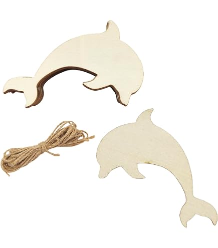 30 Stück Libellen-Ausschnitte Aus Holz – Unlackiert, Ca. 9,7x6 Cm, Mit Seil, Für DIY & Bastelprojekte