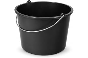 PARENCE - 10 l plasthink med metallhandtag - hemmabruk, trädgård, hushåll - slumpmässig färg
