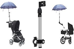 LL-Golf ® Porte-Parapluie Extensible jusqu'à 40 cm pour Poussette/vélo/Fauteuil Roulant/Trolley/Buggy/Golf/Umbrella Holder