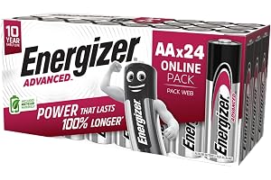 Energizer Avancerade AA-batterier 1,5 V alkaliska 24-pack, långvariga premium dubbla A-batterier