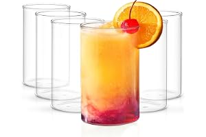 Borosil - Vision Glass Set, 295 ml, Set of 6, Transparent