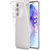 KZY İletişim Samsung Galaxy A55 ile Uyumlu Kapak Kamera Korumalı S&uuml;per Silikon Şeffaf Kılıf