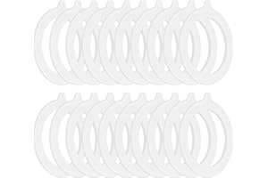 PXARMYYXGS 20 Stück Gläser Gummiringe für Weckgläser, Silikon Gummiringe für Gläser, Konvektion Gummidichtringe, Ersatz Dichtungen, Silikon Einkochringe Ersatz Einmachringe für Einmachgläser Deckel