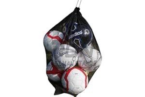 DON LAST MAN STANDS Don Extra Large 12 Balls Sports Drawstring Mesh Ball Bag Football Training Equipment Storage Bag Diving Goods Organizer Red