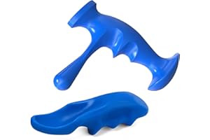 TWICK - 2 Pieces Thumb Saver Massage Tools, Deep Tissue Manual Hand Held Massage Tools, Pressure Massager, Circular Massage knob, Trigger Point Massage Tool