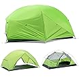 BISINNA Ultralight 2 Person Tent Backpacking Lightweight 3 Season Tent 20D 380T Nylon Rainfly Double Layer Free Standing includes Footprnint for Camping Hiking Biking