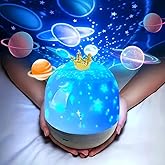 Gece Lambası &Ccedil;ocuk Projekt&ouml;r,360&deg; D&ouml;nebilen Ayarlanabilir R&uuml;yalı Atmosfer Gece Lambası Projekt&ouml;r Lambası Yatak Odası Farklı D