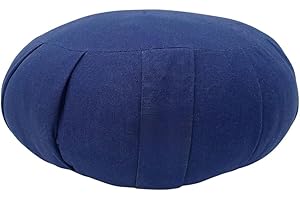 TORTUE DE JADE Zafu - Cuscino da meditazione in cotone biologico Kapok, 40 x 18 cm