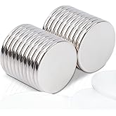 MAGXCENE 20 Stück Magnete Stark 20x2mm Neodym Magnete Extra Stark, Magnete Stark Groß Runde Starker Magnete für Kühlschrank, 