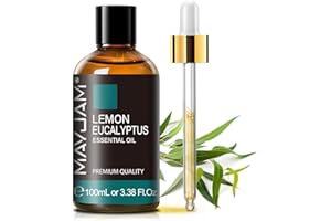 Aceites Esenciales de Eucalipto Limón 100ML, MAYJAM Aceite de Eucalipto Limón 100% Puro, Ideal para Aromaterapia Aroma Difusor Fragancia Aceite Masaje