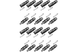 Stäubli MC4 Solar Steckverbinder vom Typ II, Serie PV-KST4/6II-UR und PV-KBT4/6II-UR für 4-6 mm2 Solarkabel mit einem Außendurchmesser von 5,9 bis 8,8 mm (10 Paar)