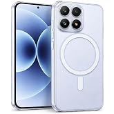 Fenza Xiaomi 17 ile Uyumlu G&uuml;&ccedil;l&uuml; Mıknatıslı MagSafe Şeffaf Kamera Korumalı Telefon Kılıfı