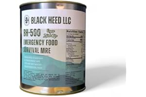 BLACK HEED LLC Durata di conservazione di 10 anni！BH-500 Cibo di emergenza/Cibo di sopravvivenza/MRE/Cibo da campeggio ed escursionismo/10 Years shelf life emergency food MRE (Riso Fritto Vegano)