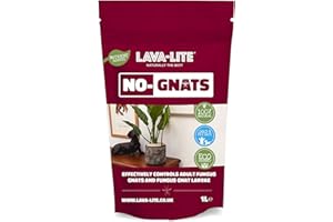 Garden Magic LAVA-LITE No Gnats, prevents gnats laying larvae, keep your plants and home gnat free naturally (1 Litre)