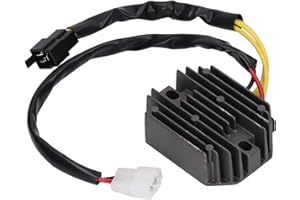 Qiilu Motorcycle Rectifier Regulator, Motorbike Rectifiers for Suzuki SV650 SV650S 1999‑2009 12V Voltage Regulator Rectifier Motorcycle Accessories Replacement Voltage Regulator