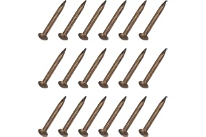 METALLIXITY Små spikar (1,2 x 12 mm) 50 st mässing litet material spikar - för snickerihushåll, solbränd