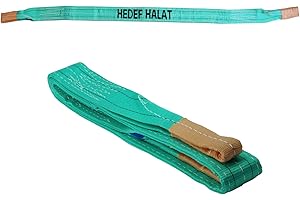 HEDEF HALAT 2 Tonnen 3 Meter / 2000kg 3m Hebeschlinge Hebeband Bandschlinge Hebegurt Krangurt Kranschlinge Bergegurt Transportgurt