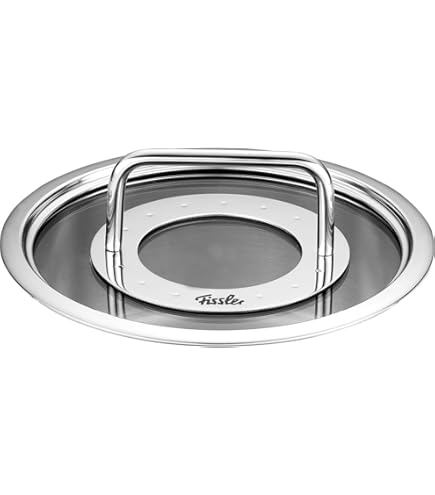 Fissler Phi Collection 016 103 24 000 0 cacerola, 24 cm, 6.5L, tapa de