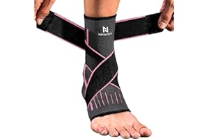 NativoDex Stabilizacja i zapobieganie skręceniom, wsparcie i kompresja przy kontuzjach kostki, sportowe z dopasowanym dopasowaniem, dla obu stóp