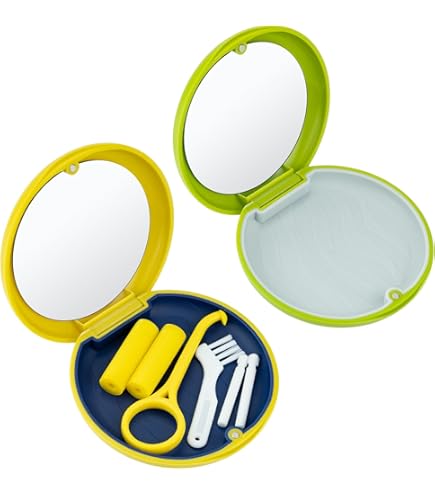 Porta Apparecchio Denti In Silicone | Mlysnd - Custodia Portatile 9.5x8 Cm