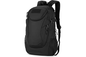 Explokit 25L Backpack Tactical Rucksack for Men Women Molle Army Daypack Rucking Rucksack Military School Laptop Daysack for Hiking Traveling Cycling Hunting Trekking Camping Work Motorcycle Black