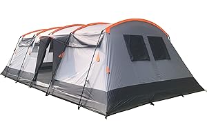 Skandika Tienda de campaña túnel Hurricane para 8 Personas | Tienda de campaña con/sin Suelo Cosido, con/sin Sleeper Technology