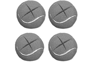 liovitor 4 Balles de Tennis pour Déambulateurs pour Pieds de Meubles et Protection du Sol