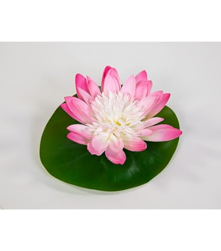 FUTUREORYY Künstliche Lotusblume - Realistische Teichdekoration Aus Kunststoff