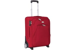 CABIN GO CABIN 5620 Valigia Trolley morbido, bagaglio a mano 55x40x20 con 2 ruote Grandi e Chiusura a combinazione, grande valigia spaziosa e resistente
