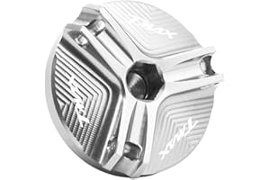 SHFT Compatibile con T-MAX 560 530 500 TMAX 530 SX/DX Tmax560 Accessori moto Tappo filtro olio motore Tappo di scarico Bullone Coperchio a vite (Color : Silver, Size : 1)