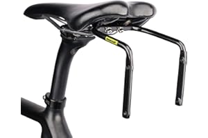 Rhinowalk Estabilizador de asiento de bicicleta antibalanceo con 2 agujeros de montaje para jaula de botella, jaula de botella de bicicleta