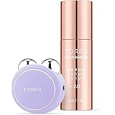 FOREO BEAR Mini Mikro Akım Y&uuml;z Cihazı - Y&uuml;z Şekillendirme Aleti - Anında Y&uuml;z Germe - Sıkılaştırma ve Kontur - &Ccedil;ift &Ccedil;eneyi Aza