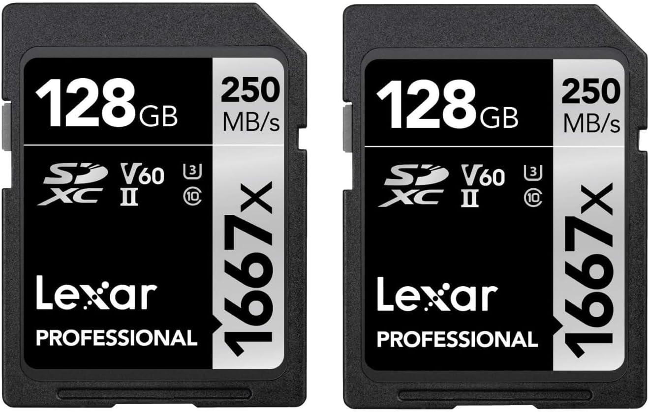 Technische Daten & Spezifikationen : Lexar Professional 1667x SD Karte 128GB 2er-P