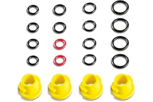 CVFRTT 1 Satz O-Ring-Düsen-Kit, Reinigungsmaschinen-Dichtungsring, Hochdruckreinigungsmaschinen-O-Ring, Dichtungsring-Ersatzteile, Passend Für K2, K3, K4, K5, K6, K7