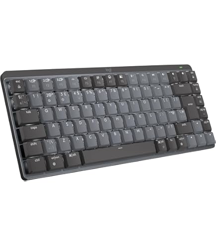 Logitech MX Keys Advanced Illuminated Wireless Keyboard, Bluetooth