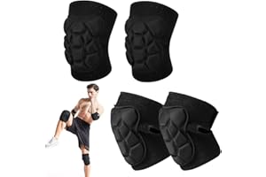 FENGQ Ginocchiere da lavoro, 4 pezzi, ginocchiere da giardino, anti-collisione, ginocchiere con imbottitura antiscivolo e schiuma per giardinaggio, pavimenti in piastrelle