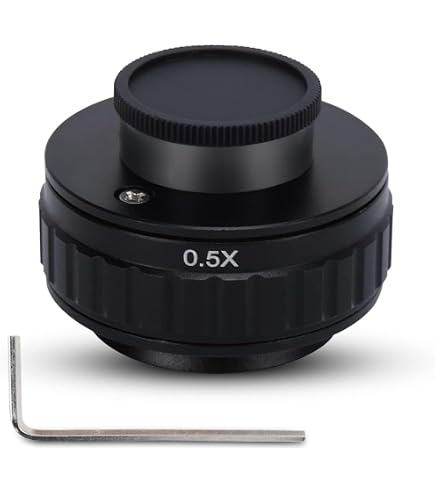 Adattatore per montaggio T2 con interfaccia digale da 23,2 mm 30 mm Adattatore per microscopio stereo biologico con obiettivo oculare 9.6X per fotocamera reflex Canon Nikon  1420