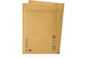 Lot med 25 bubbelkuvert - Vadderade kuvert - Passar för A4+/C4 - Förpackning för frakt med självhäftande stängning G7 (250 x