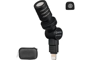 Boya Mini Omnidirctional Condenser Microphone for iPhone Smartphone IOS Vlog Broadcast Facebook Video Recording