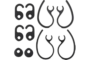 Briny River 2 uppsättningar Bluetooth öronslinga öronproppar kit kompatibel med Jabra kompatibel med EasyGo/kompatibel med EasyCall Bluetooth