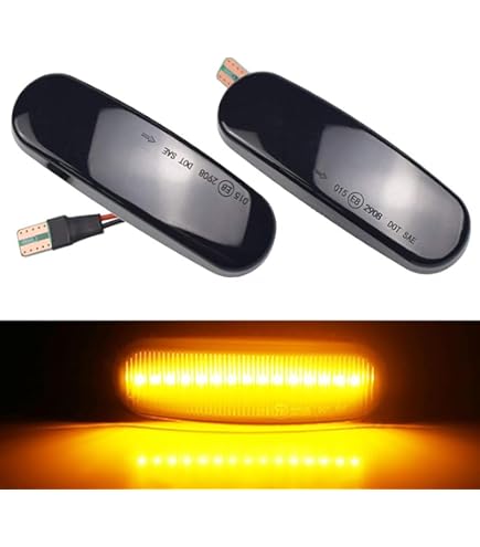 Indicatori Direzione LED Per Fiat Panda E Modelli Compatibili - Luci Laterali Fumé, Plug And Play - Foto 10