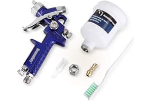 Dromedary Spray Gun Set HVLP Paint 0.8MM Gravity Feed Air Mini Jet Smart Touch up